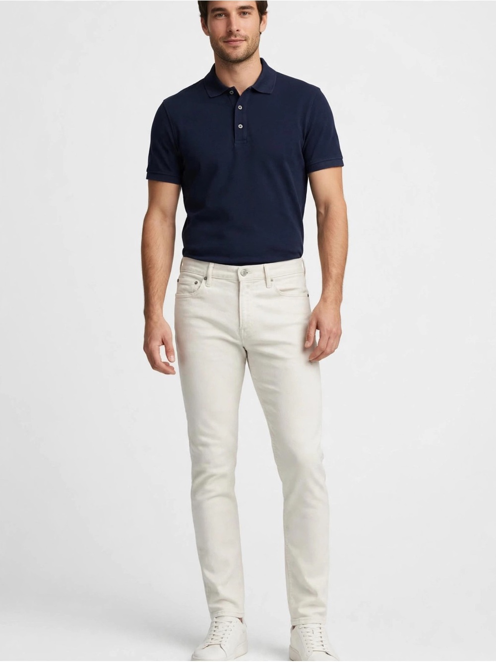 Banana Republic Slim Men’s Jeans in Off-White